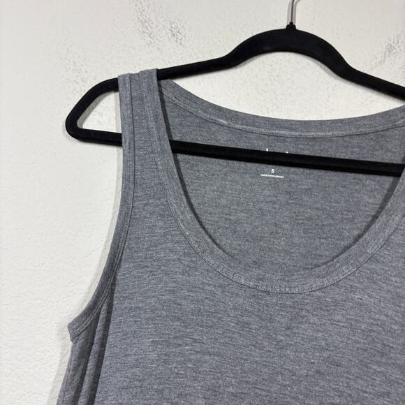 Jenni Intimates Size Small Sleeveless Tiered Chemise Dress Pewter Heather Gray - Picture 4 of 8